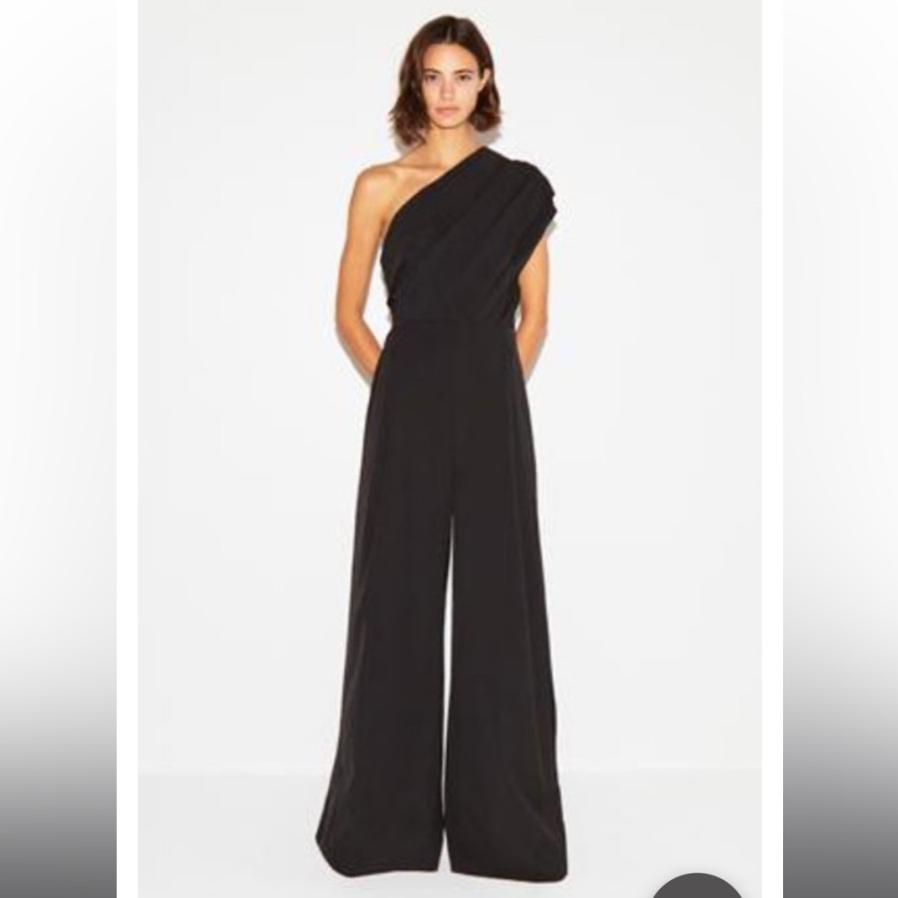 Misha Nonoo Olympia jumpsuit - one shoulder asymmetrical - size 4 and 10